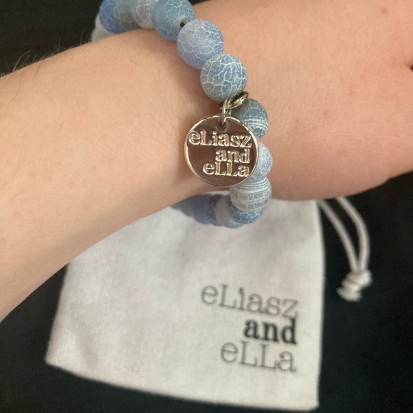 eLiasz and ella blue beaded bracelet - Picture 3 of 3